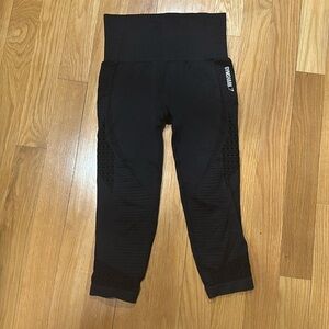 Gymshark Athletic Pants Capri Black Energy